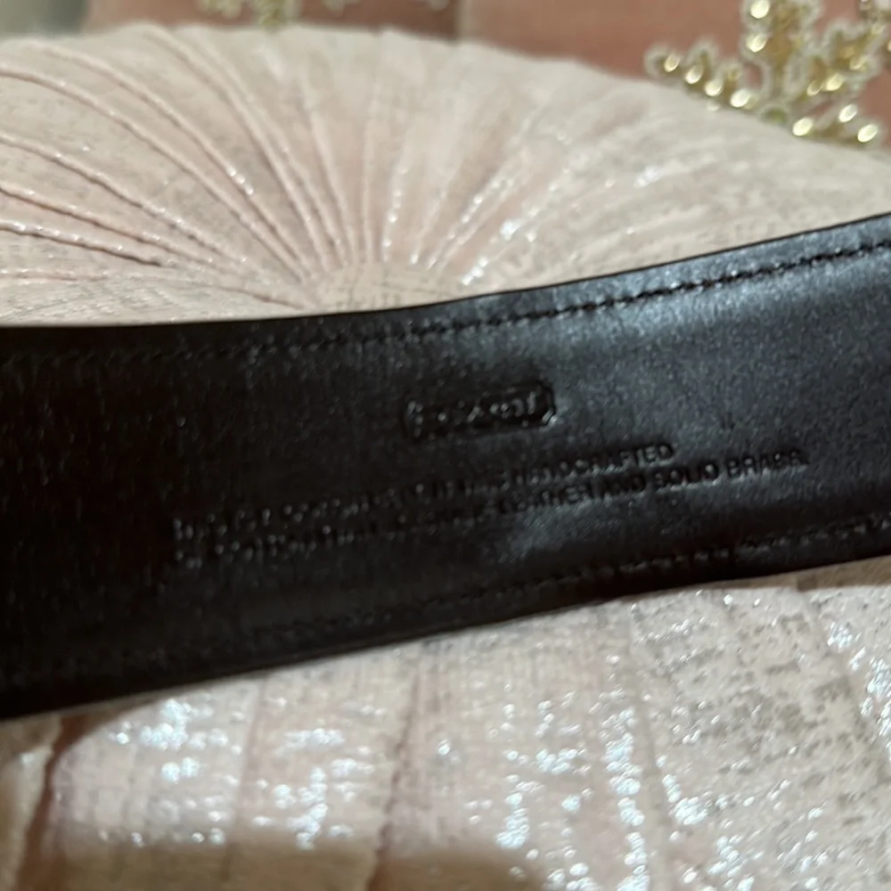 Vintage Coach Leather Belt - Picture 3 of 6